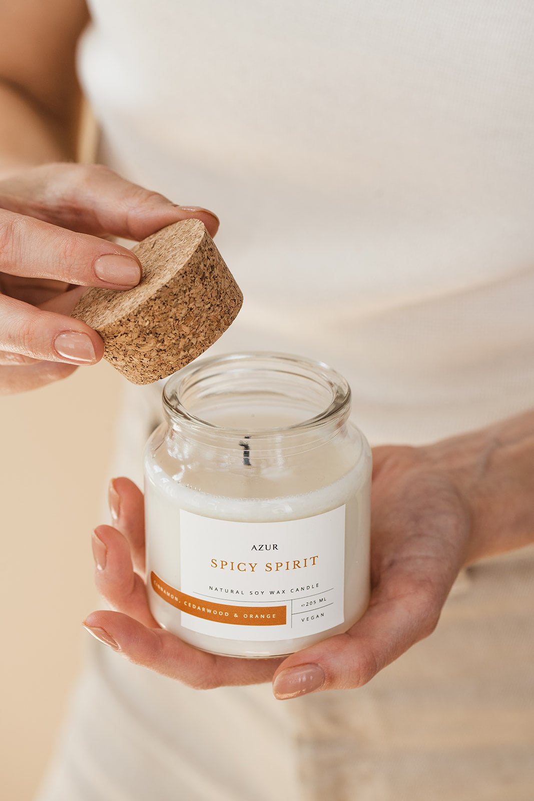 35% korting op Azur natuurlijke geurkaars Wild Flower