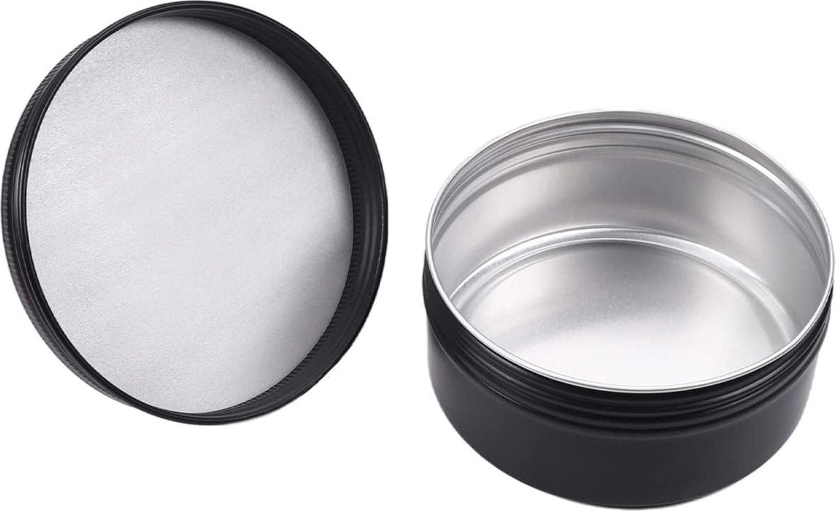 Aluminium bewaarblikje - Aromaesti shampoobar - 68x35mm - 80ML - eco-vriendelijk