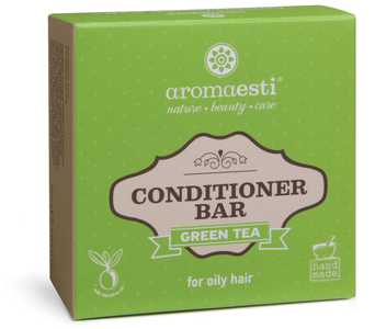 Aromaesti Conditioner-Riegel grüner Tee (fettiges Haar)