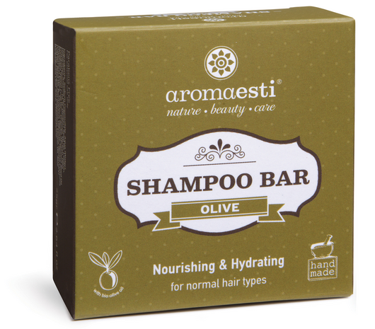 Aromaesti shampoo bar Olive voor alle haartypes