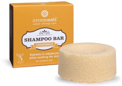 Aromaesti shampoo bar met kamille voor de gevoelige hoofdhuid