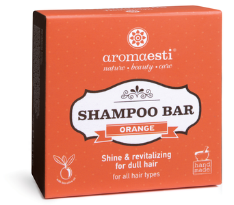 Aromaesti shampoobar sinaasappel voor futloos haar