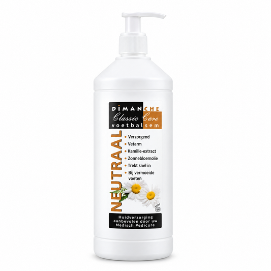Dimanche Classic Football Balm Neutral – Hydration for dry feet, calluses and cracked heels – 1000ml
