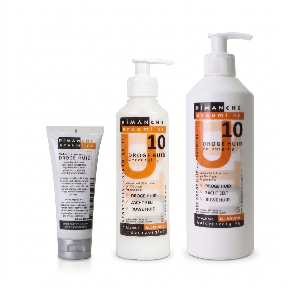 Dimanche Ureumline (U10) Voetcrème – 10% Ureum – Droge voeten en eelt