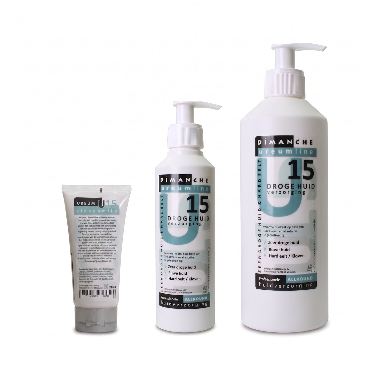 Ureumline U15 Klovenmilk – Ureum 15% - Kloven, zeer droge huid en voeten, eelt