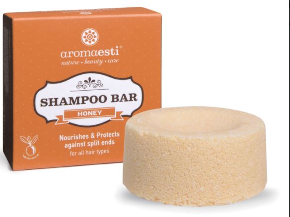 Aromaesti shampoobar Honey bij gespleten haarpunten